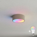 BRILAGI - LED RGBW prigušiva plafonsko svetlo za kupatilo CLARE 1xE27/12W/230V 2700-6500K prečnik 20 cm IP54 bež