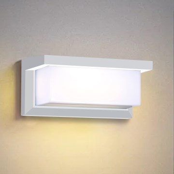 Brilagi - LED RGBW prigušiva spoljašnja zidna svetiljka BRICKY 1xE27/15W/230V 2700-6500K IP54 bela