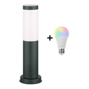 Brilagi - LED RGBW prigušiva spoljna lampa 1xE27/9W/230V 2700-6500K IP44 40 cm antracit