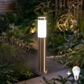 BRILAGI - LED RGBW prigušiva spoljna lampa ELIA 1xE27/6,5W/230V 2700-6500K IP44 Wi-Fi 50 cm mat hrom