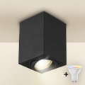 Brilagi - LED RGBW prigušiva spot svetiljka MIA 1xGU10/6W/230V 3000K 100x80 mm crna + daljinski upravljač
