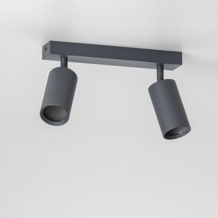 Brilagi - LED RGBW prigušiva spot svetlo SELE 2xGU10/4,8W/230V 3000K antracit + daljinski upravljač