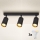 Brilagi - LED RGBW prigušiva spot svetiljka SELE 3xGU10/4,8W/230V 3000K crna/zlatna + daljinski upravljač