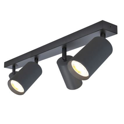 Brilagi - LED RGBW prigušiva spot svetiljka SELE 4xGU10/6W/230V 3000K antracit + daljinski upravljač