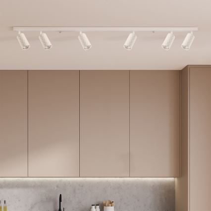 Brilagi - LED RGBW prigušiva spot svetiljka SELE DIAMANT 6xGU10/6,5W/230V 2700-6500K Wi-Fi bela