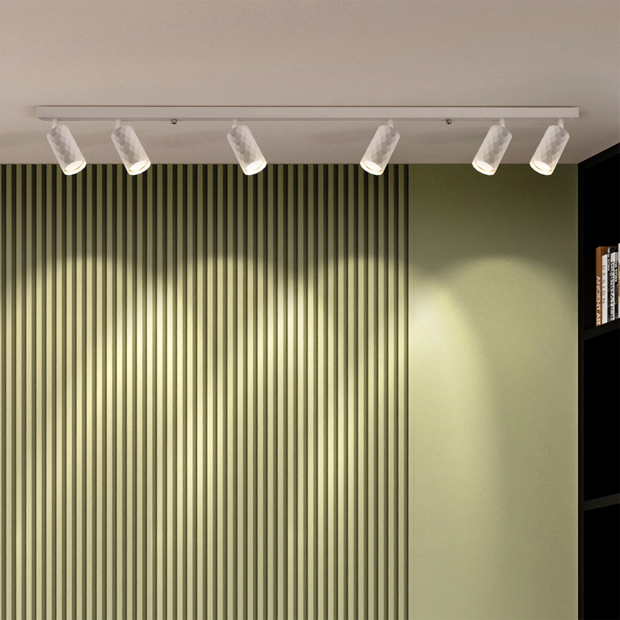 Brilagi - LED RGBW prigušiva spot svetiljka SELE DIAMANT 6xGU10/6,5W/230V 2700-6500K Wi-Fi bela