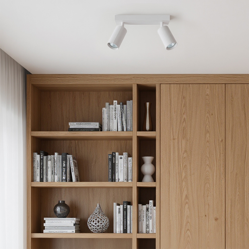 Brilagi - LED RGBW prigušiva spot svetiljka SELE MODERN 2xGU10/6W/230V 3000K bela + daljinski upravljač