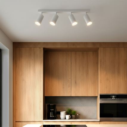 Brilagi - LED RGBW prigušiva ugradno spot svetlo SELE MODERN 4xGU10/4,8W/230V 3000K belo + daljinski upravljač