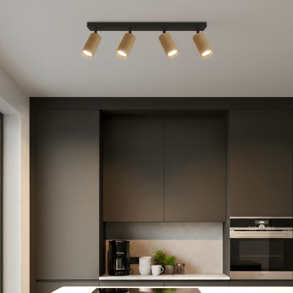 Brilagi - LED RGBW prigušiva spot svetiljka SELE MODERN 4xGU10/4,8W/230V 3000K zlatna + daljinski upravljač