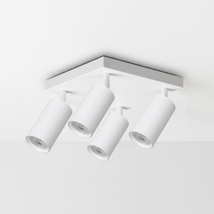 BRILAGI - LED RGBW prigušiva spot svetiljka SELE SQUARE 4xGU10/6,5W/230V 2700-6500K bela