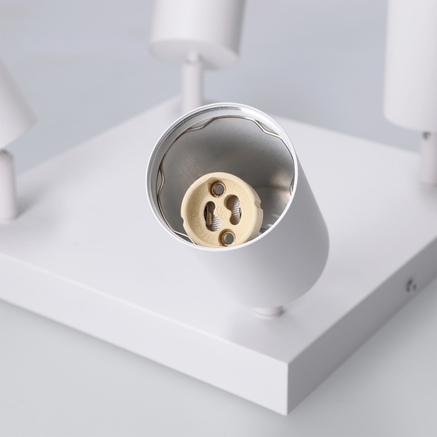 BRILAGI - LED RGBW prigušiva spot svetiljka SELE SQUARE 4xGU10/6,5W/230V 2700-6500K bela