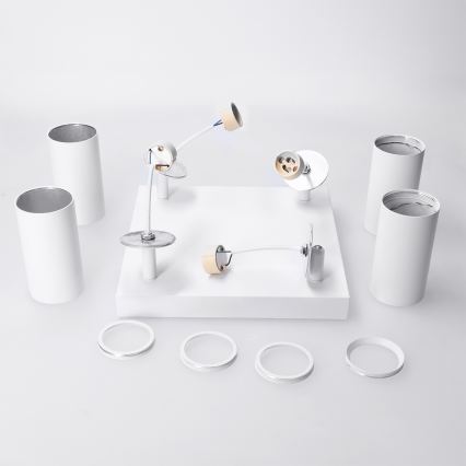 BRILAGI - LED RGBW prigušiva spot svetiljka SELE SQUARE 4xGU10/6,5W/230V 2700-6500K bela