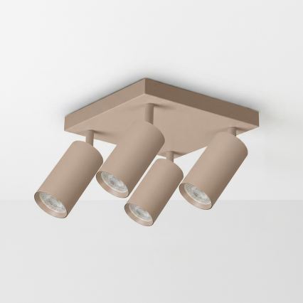 BRILAGI - LED RGBW prigušiva spot svetiljka SELE SQUARE 4xGU10/6,5W/230V 2700-6500K bež
