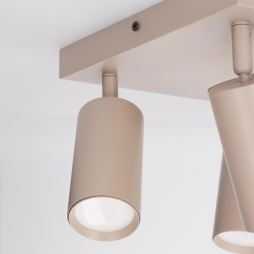 BRILAGI - LED RGBW prigušiva spot svetiljka SELE SQUARE 4xGU10/6,5W/230V 2700-6500K bež