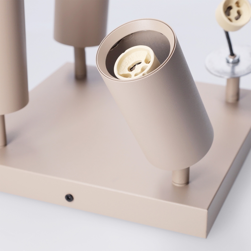 BRILAGI - LED RGBW prigušiva spot svetiljka SELE SQUARE 4xGU10/6,5W/230V 2700-6500K bež