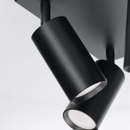 BRILAGI - LED RGBW prigušiva reflektorska svetiljka SELE SQUARE 4xGU10/6,5W/230V 2700-6500K crna