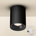 Brilagi - LED RGBW prigušiva spot svetiljka TRINE 1xGU10/4,8W/230V 3000K crna + daljinski upravljač