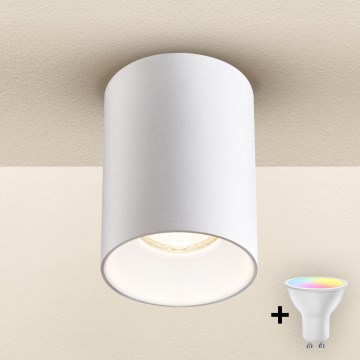 Brilagi - LED RGBW prigušiva spot svetiljka TRINE 1xGU10/6W/230V 3000K bela + daljinski upravljač