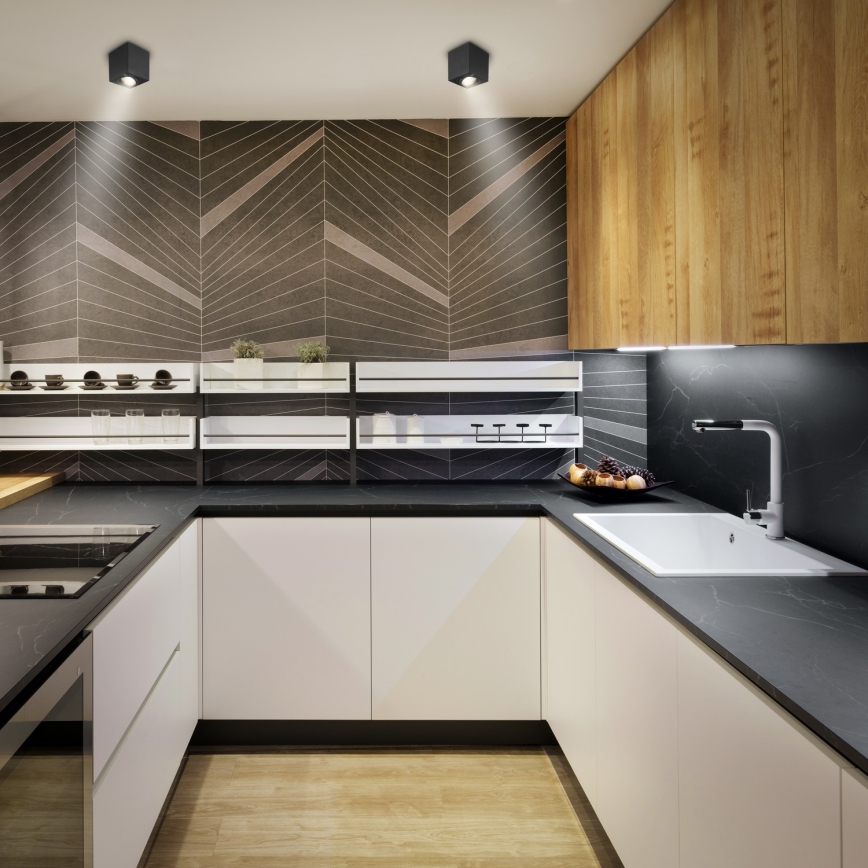 Brilagi - LED RGBW prigušiva spot svetiljka MIA 1xGU10/30W/230V 3000K Wi-Fi 84x80 mm crna