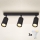 Brilagi - LED RGBW prigušiva spot svetlo SELE 3xGU10/4,8W/230V 3000K crna + daljinsko upravljanje
