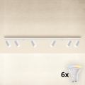 Brilagi - LED RGBW prigušiva spot svetlo SELE MODERN 6xGU10/6,5W/230V 2700-6500K Wi-Fi bela