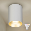 Brilagi - LED RGBW prigušiva spot svetlo TRINE 1xGU10/4,8W/230V 3000K bela/zlatna + daljinski upravljač