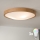 Brilagi - LED RGBW prigušiva stropna lampa CARVALHO SLIM 3xE27/9W/230V 2700-6500K Wi-Fi hrast, prečnik 47 cm