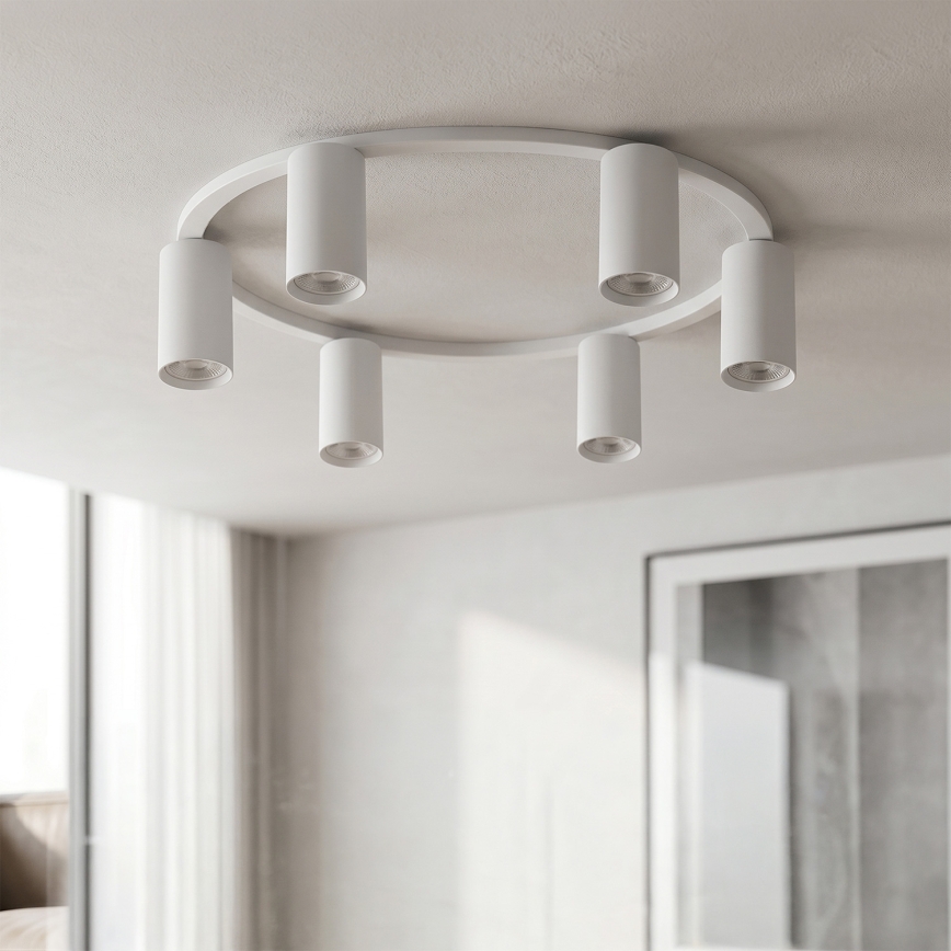 BRILAGI - LED RGBW prigušiva plafonska svetiljka SELE 6xGU10/6,5W/230V 2700-6500K bela + daljinski upravljač