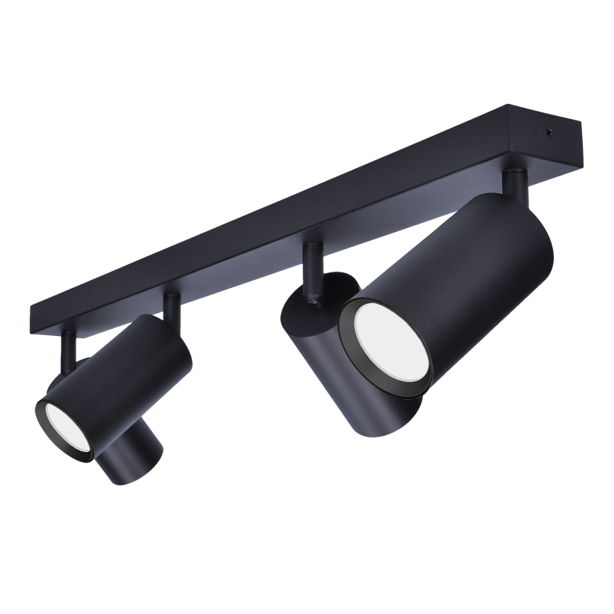 Brilagi - LED RGBW prigušiva spot svetiljka SELE 4xGU10/6W/230V 3000K crna + daljinski upravljač