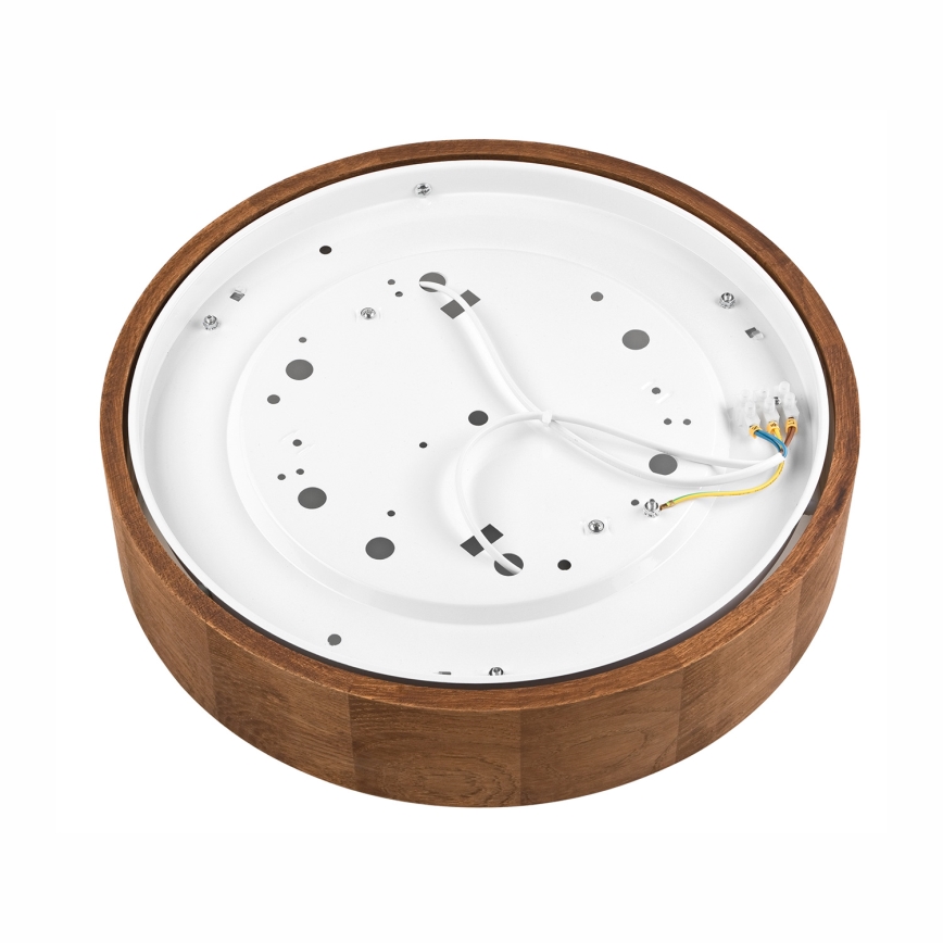 BRILAGI - LED RGBW prigušiva plafonska lampa CARVALHO 2xE27/12W/230V 2700-6500K hrast, prečnika 37,5 cm
