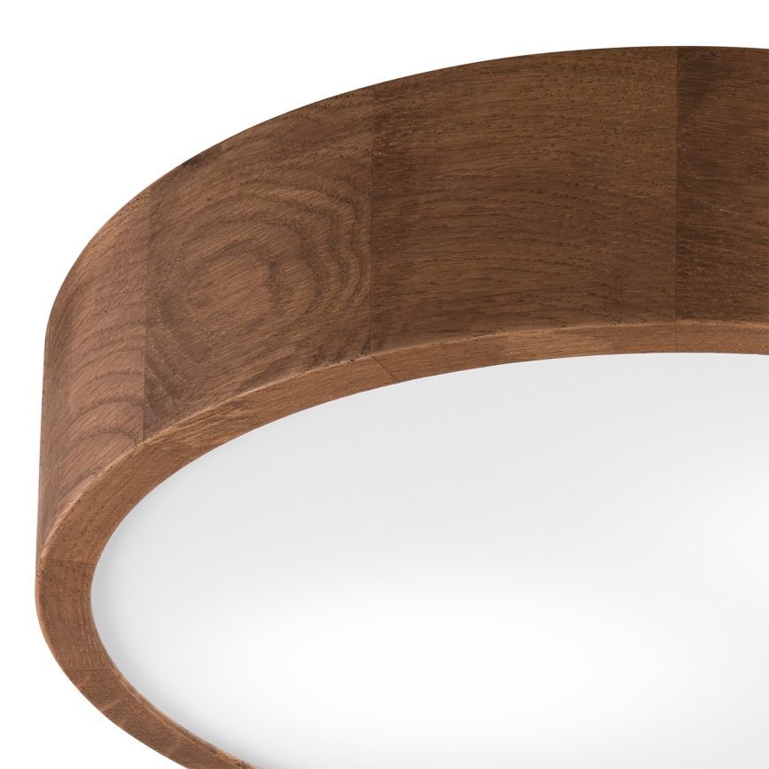 BRILAGI - LED RGBW prigušiva plafonska lampa CARVALHO 2xE27/12W/230V 2700-6500K hrast, prečnika 37,5 cm