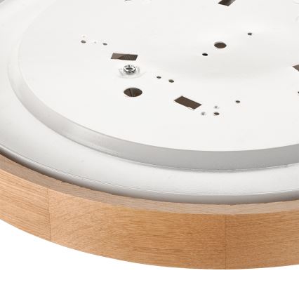 Brilagi - LED RGBW stropno svetlo CARVALHO, prigušiva, 3xE27/9W/230V 2700-6500K Wi-Fi hrast prečnik 47,5 cm