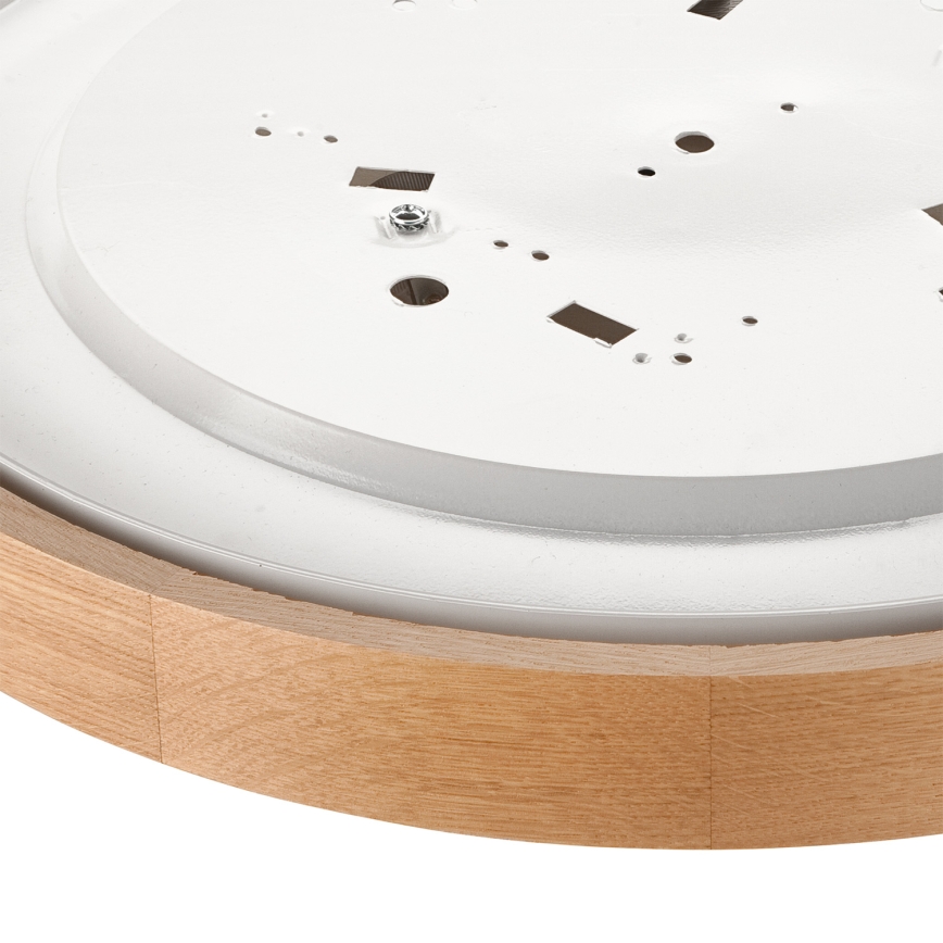 Brilagi - LED RGBW stropno svetlo CARVALHO, prigušiva, 3xE27/9W/230V 2700-6500K Wi-Fi hrast prečnik 47,5 cm