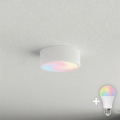 BRILAGI - LED RGBW prigušiva stropna svetiljka CLARE 1xE27/12W/230V 2700-6500K prečnik 20 cm bela