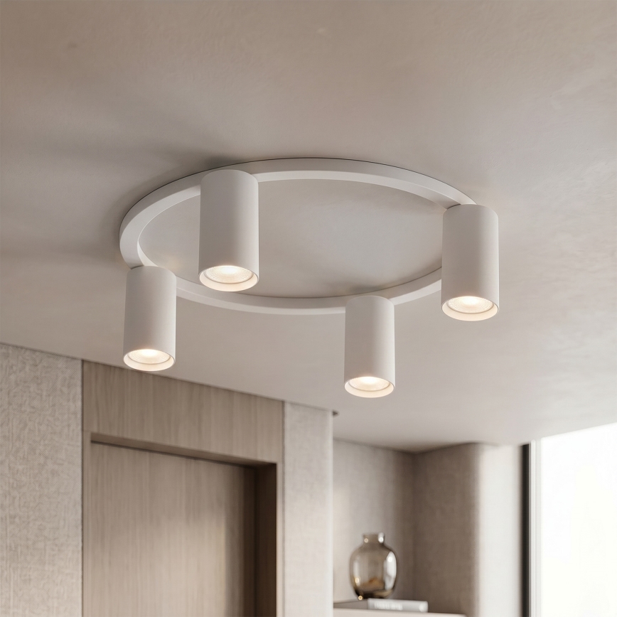 BRILAGI - LED RGBW prigušiva stropna lampa SELE 4xGU10/6,5W/230V 2700-6500K bela