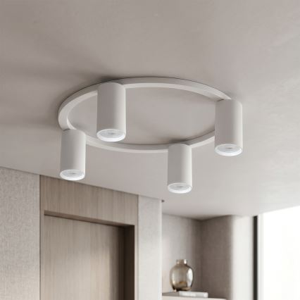 BRILAGI - LED RGBW prigušiva stropna lampa SELE 4xGU10/6,5W/230V 2700-6500K bela