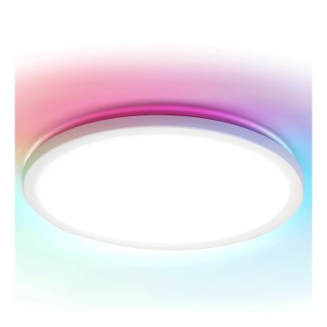 Brilagi - LED RGBW prigušiva stropna svetiljka VIBE LED/36W/230V 3000-6500K prečnika 40 cm bela + daljinski upravljač