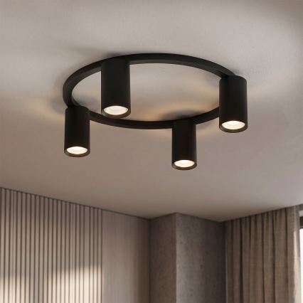 BRILAGI - LED RGBW prigušiva plafonska svetiljka SELE 4xGU10/6,5W/230V 2700-6500K crna