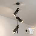 BRILAGI - LED RGBW prigušiva svetiljka na stalku BRANCH 3xGU10/6,5W/230V 2700-6500K crna