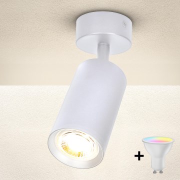 BRILAGI - LED RGBW prigušiva tačkasta svetiljka SELE 1xGU10/4,8W/230V 3000K bela + daljinski upravljač