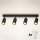 Brilagi - LED RGBW prigušiva ugradna spot lampa SELE 4xGU10/6W/230V 3000K crna/zlatna + daljinski upravljač