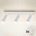 Brilagi - LED RGBW prigušiva ugradna spot lampa SELE MODERN 3xGU10/6W/230V 3000K Wi-Fi bela