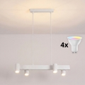 BRILAGI - LED RGBW prigušiva viseći luster na sajli SELE 4xGU10/6,5W/230V 2700-6500K bela
