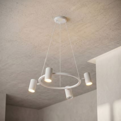 BRILAGI - LED RGBW prigušiva luster na sajli SELE 4xGU10/6,5W/230V 2700-6500K bela
