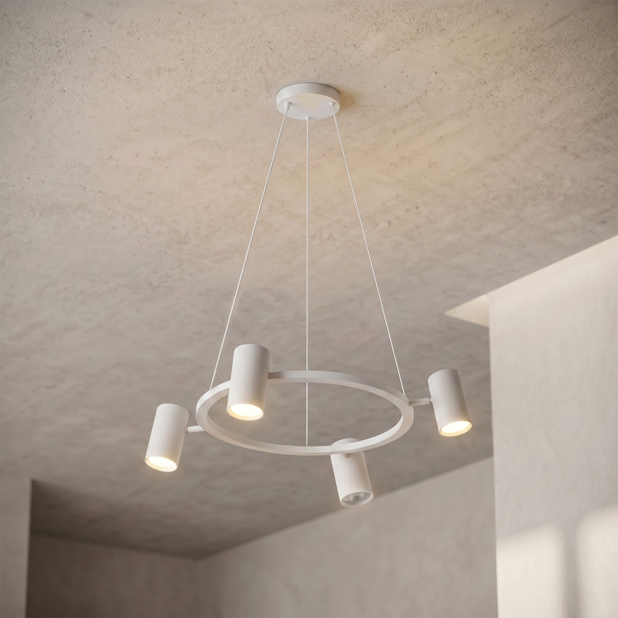 BRILAGI - LED RGBW prigušiva luster na sajli SELE 4xGU10/6,5W/230V 2700-6500K bela