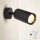 Brilagi - LED RGBW prigušiva zidna spot lampa SELE 1xGU10/4,8W/230V 3000K crna + daljinski upravljač