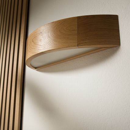 Brilagi - LED RGBW prigušiva zidna svetiljka CARVALHO 1xE27/15W/230V 2700-6500K Wi-Fi hrast