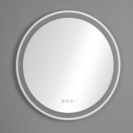 Brilagi - LED RGBW grejano ogledalo za kupatilo AVA PRO LED/18W/230V, prečnik 60 cm, IP44, CRI 90, prigušiva + CCT