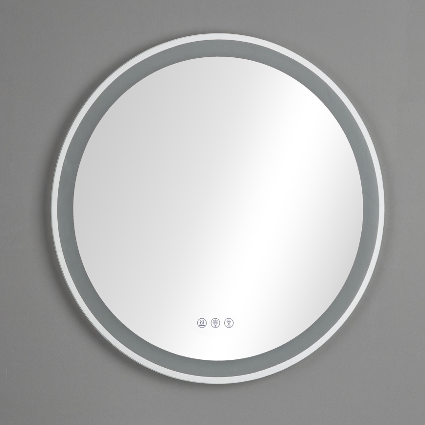 Brilagi - LED RGBW grejano ogledalo za kupatilo AVA PRO LED/18W/230V, prečnik 60 cm, IP44, CRI 90, prigušiva + CCT