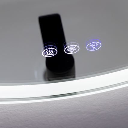 Brilagi - LED RGBW grejano ogledalo za kupatilo AVA PRO LED/18W/230V, prečnik 60 cm, IP44, CRI 90, prigušiva + CCT